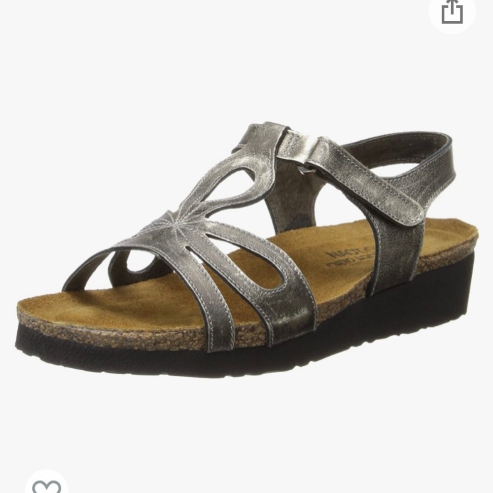NAOT Metallic Rachel Leather Sandals Women’s Size 8